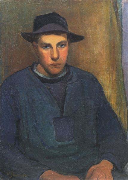 Wladyslaw slewinski Young fisherman from Doelan